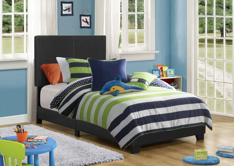 Dorian Faux Leather Upholstered Panel Bed