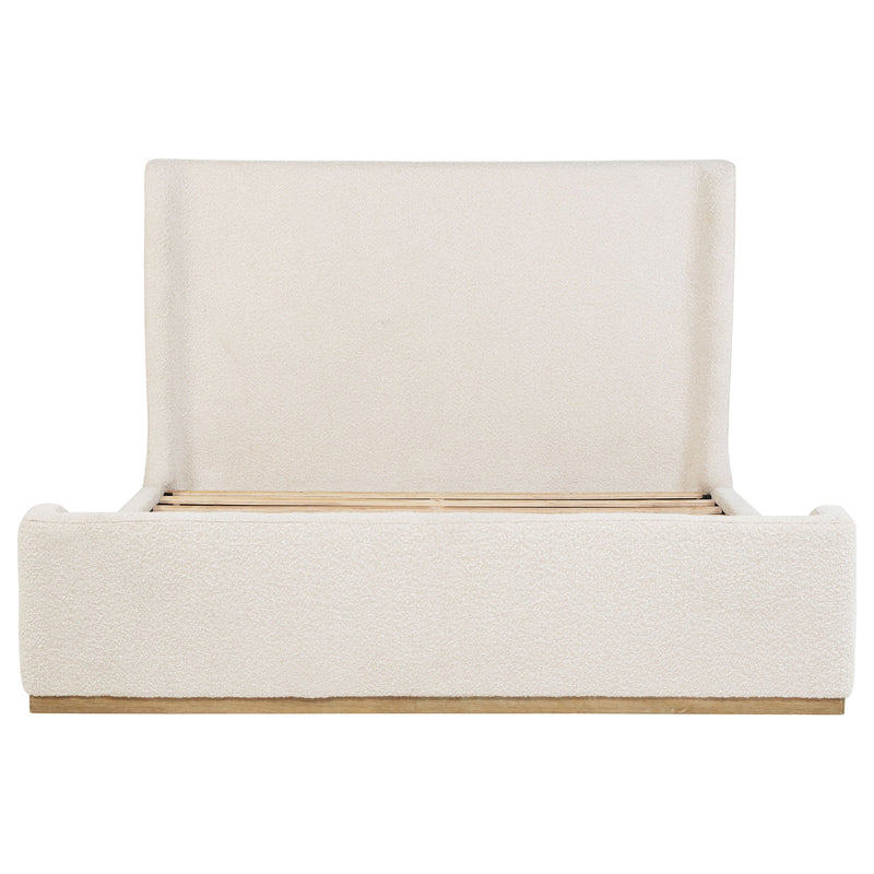 Nala Upholstered Sleigh Bed Cream