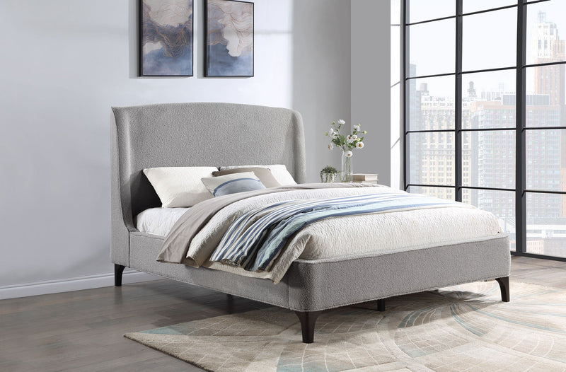 Mosby Upholstered Wingback Bed