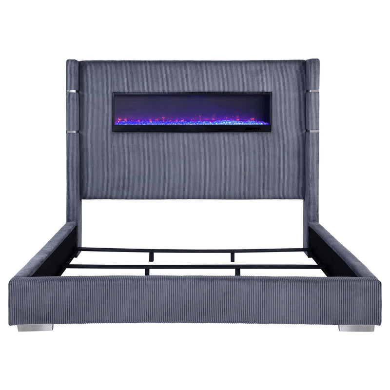 Tisdall Upholstered Flame Visualizer Bed