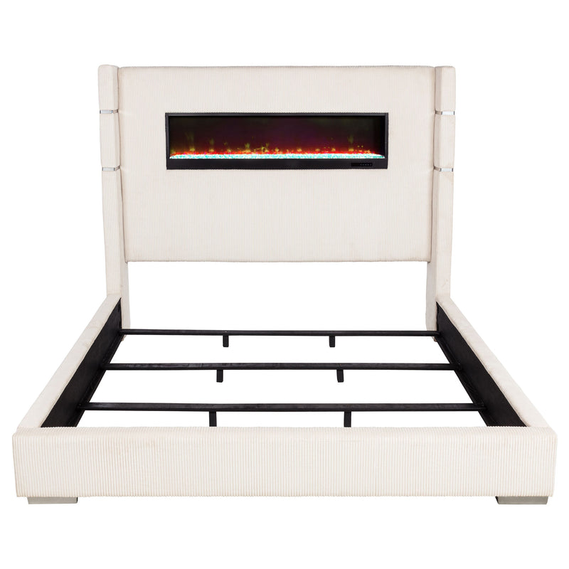 Tisdall Upholstered Flame Visualizer Bed