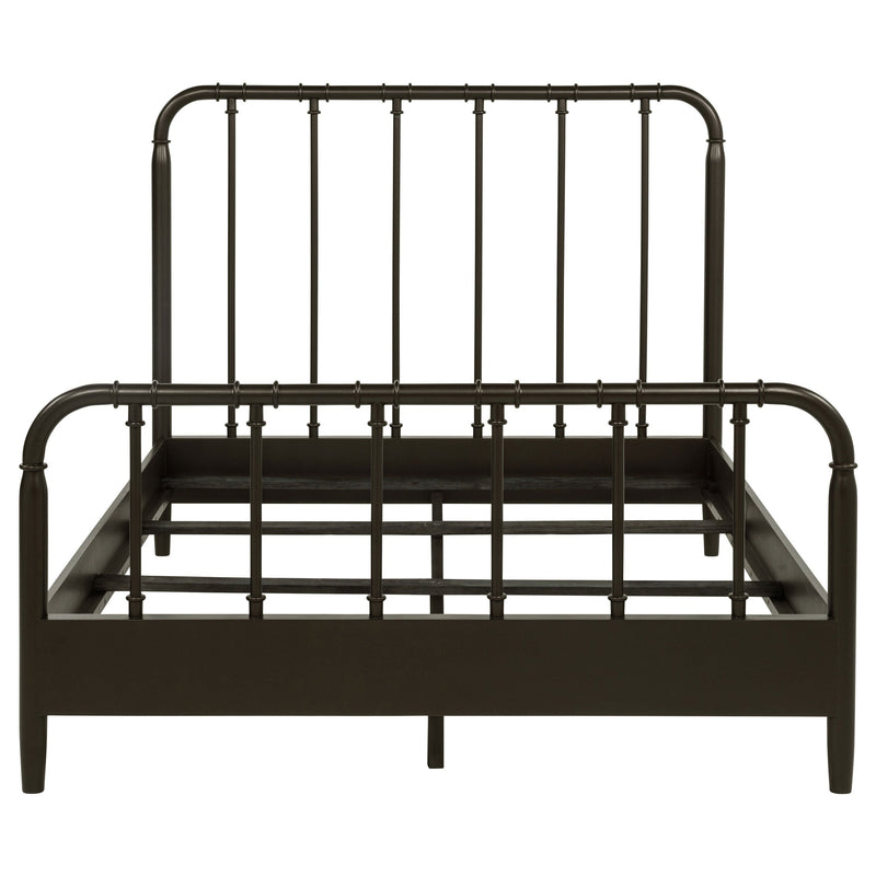 Rocco All Wood Water Pipe Open Frame Bed Dark Bronze