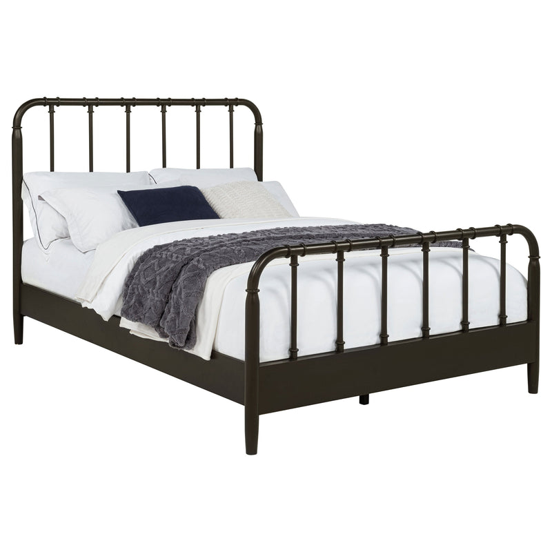 Rocco All Wood Water Pipe Open Frame Bed Dark Bronze