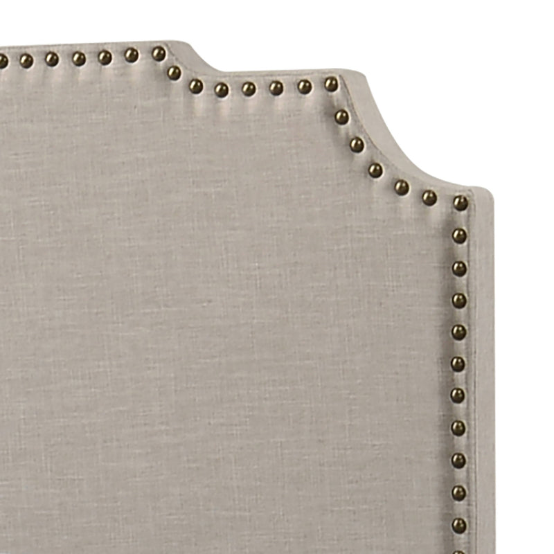 Tamarac Upholstered Panel Bed Beige