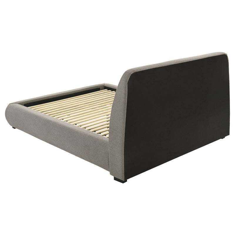Mokena 46-inch Upholstered Platform Bed