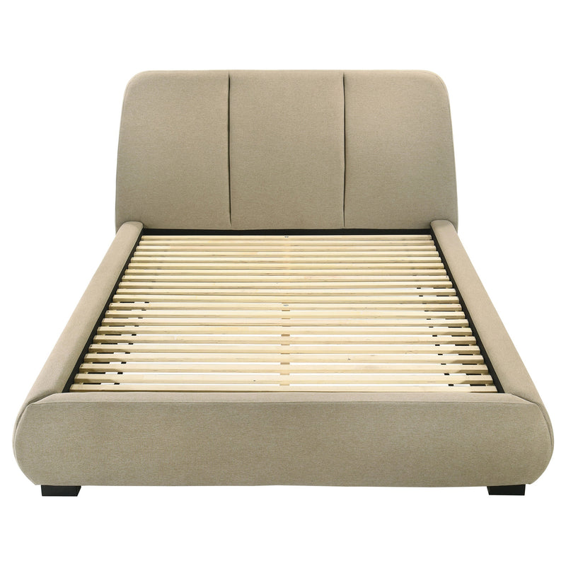 Mokena 46-inch Upholstered Platform Bed