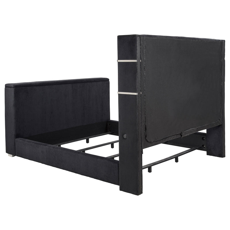 Tisdall Flame Visualizer Wingback TV Bed