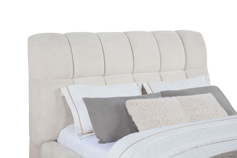 Nollet 48-inch Upholstered Panel Platform Bed