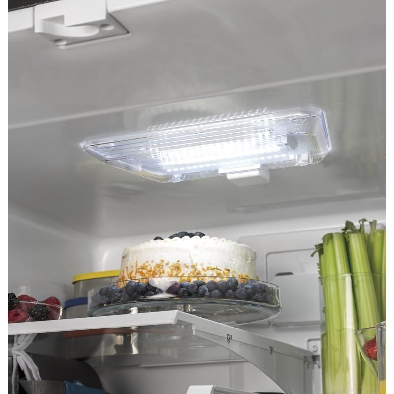33-inch, 24.8 cu. ft. French 3-Door Refrigerator with Ice and Water (GNE25JGKBB)
