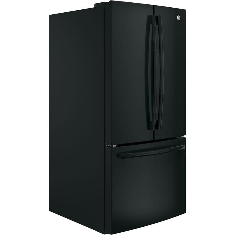 33-inch, 24.8 cu. ft. French 3-Door Refrigerator with Ice and Water (GNE25JGKBB)