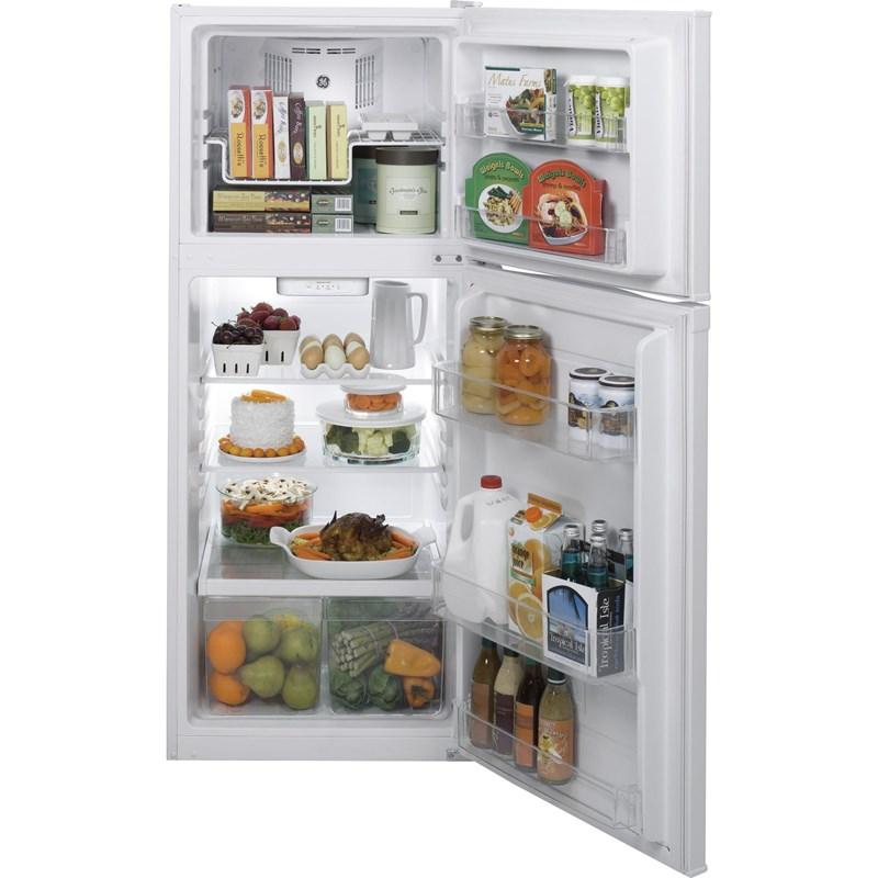 24-inch, 11.6 cu. ft. Top Freezer Refrigerator (GPE12FGKWW)