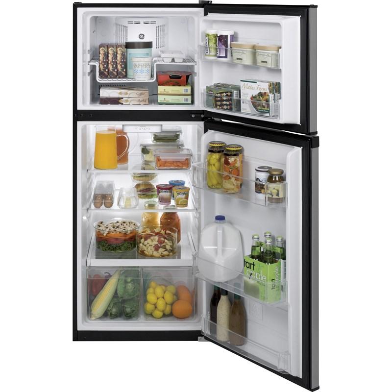 24-inch, 11.6 cu. ft. Top Freezer Refrigerator (GPE12FSKSB)