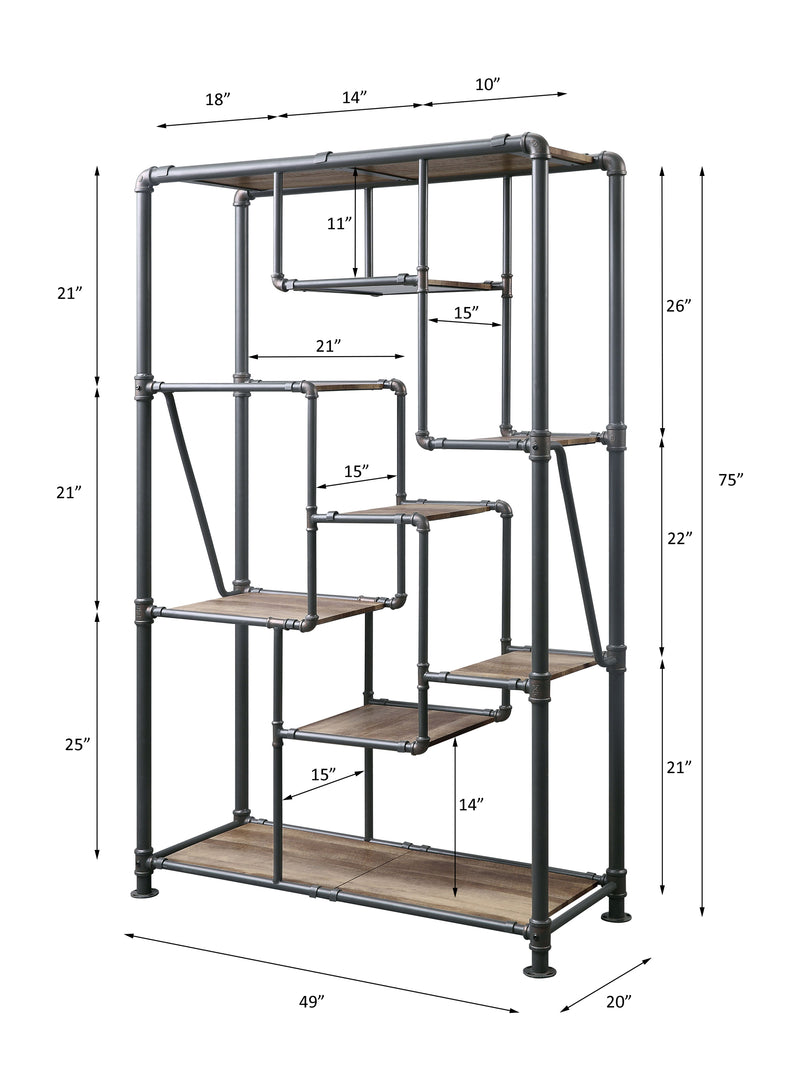 Brantley Bookshelf & File Cabinet