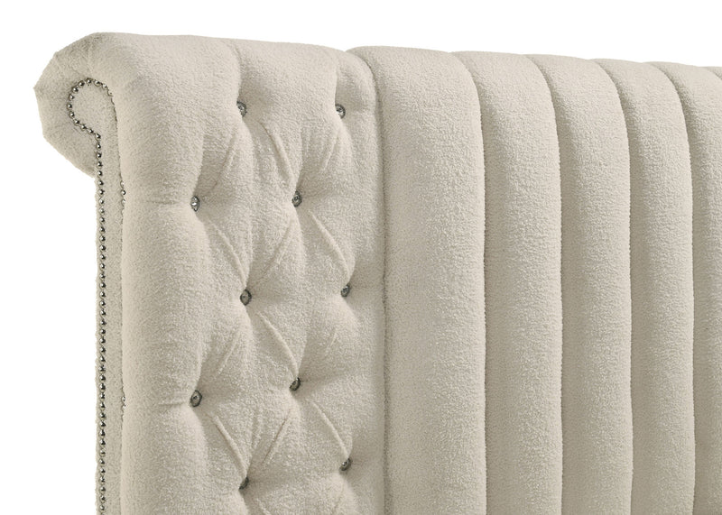 Sonya Upholstered Bedroom Set Ivory