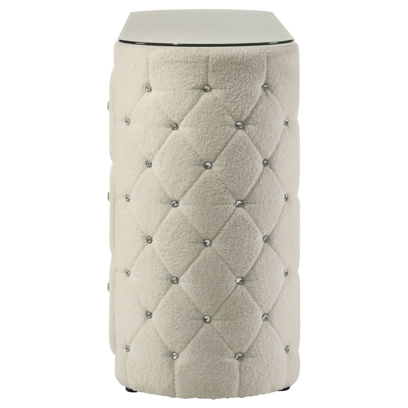 Sonya 6-drawer Upholstered Bedroom Dresser Ivory