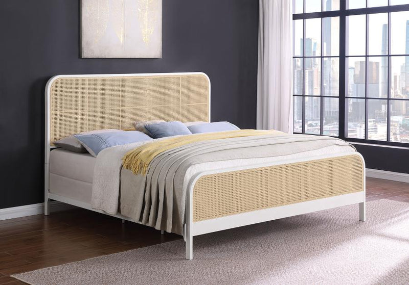 Lanewood Open Cane Webbing Metal Bed