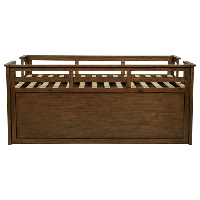 Carlsbad Wood Twin Captains Bed With Trundle