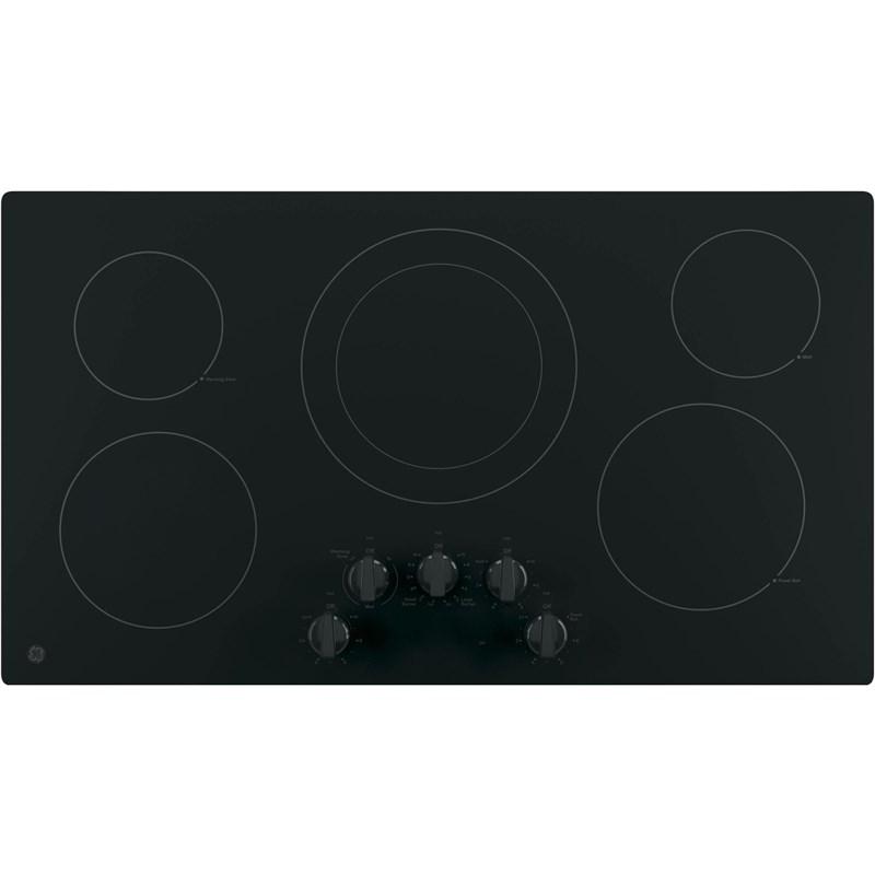 36-inch Built-In Electric Cooktop (JP3036DLBB)