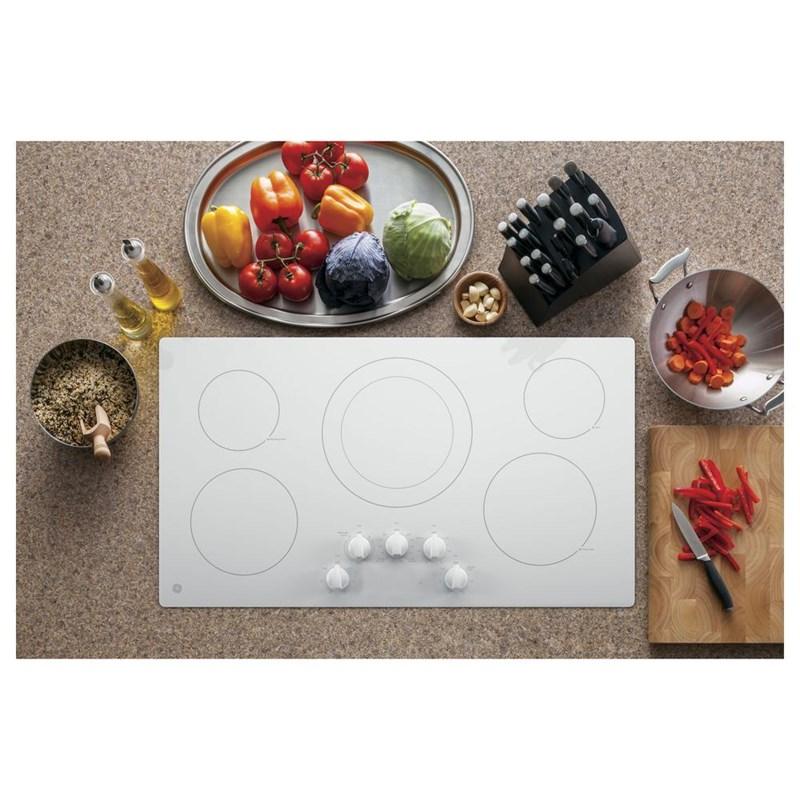 36-inch Built-In Electric Cooktop (JP3036TLWW)