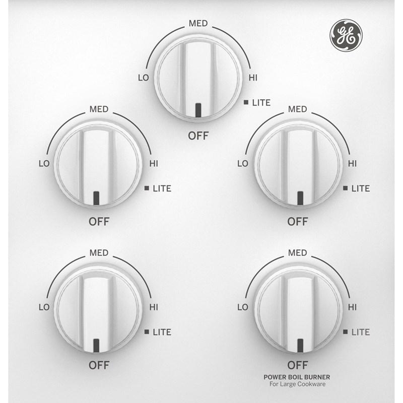 36-inch Built-In Gas Cooktop with MAX Burner System (JGP3036DLWW)