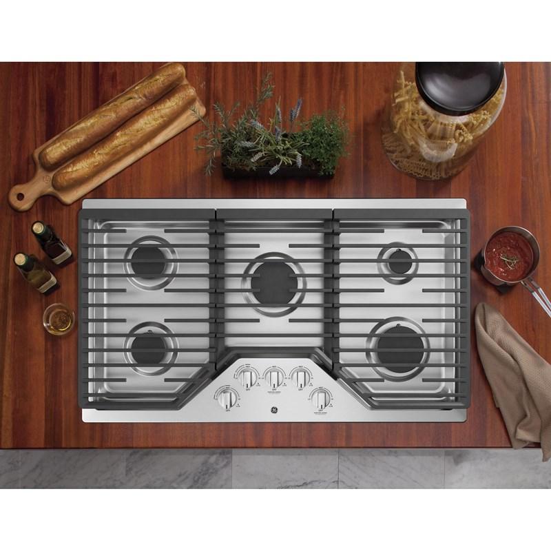 36-inch Built-In Gas Cooktop (JGP5036SLSS)