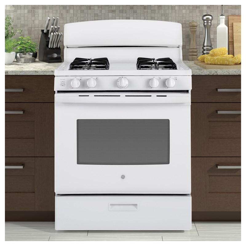 30-inch Freestanding Gas Range (JGBS30DEKWW)