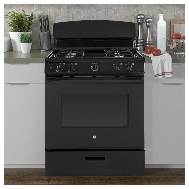 30-inch Freestanding Gas Range (JGBS30DEKBB)