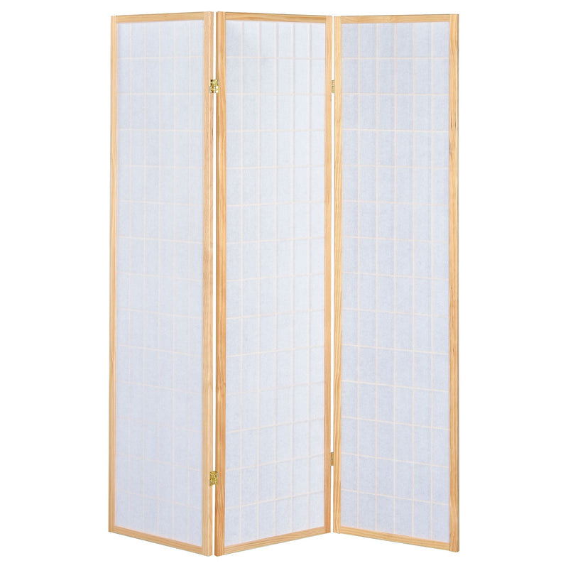 Carrie 3-Panel Room Divider Folding Shoji Screen