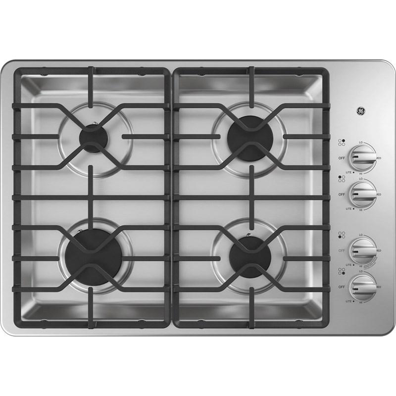 30-inch Built-In Gas Cooktop (JGP3030SLSS)