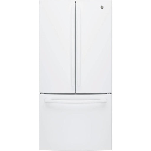 33-inch, 18.6 cu. ft. Counter-Depth French-Door Refrigerator with Ice Maker (GWE19JGLWW)