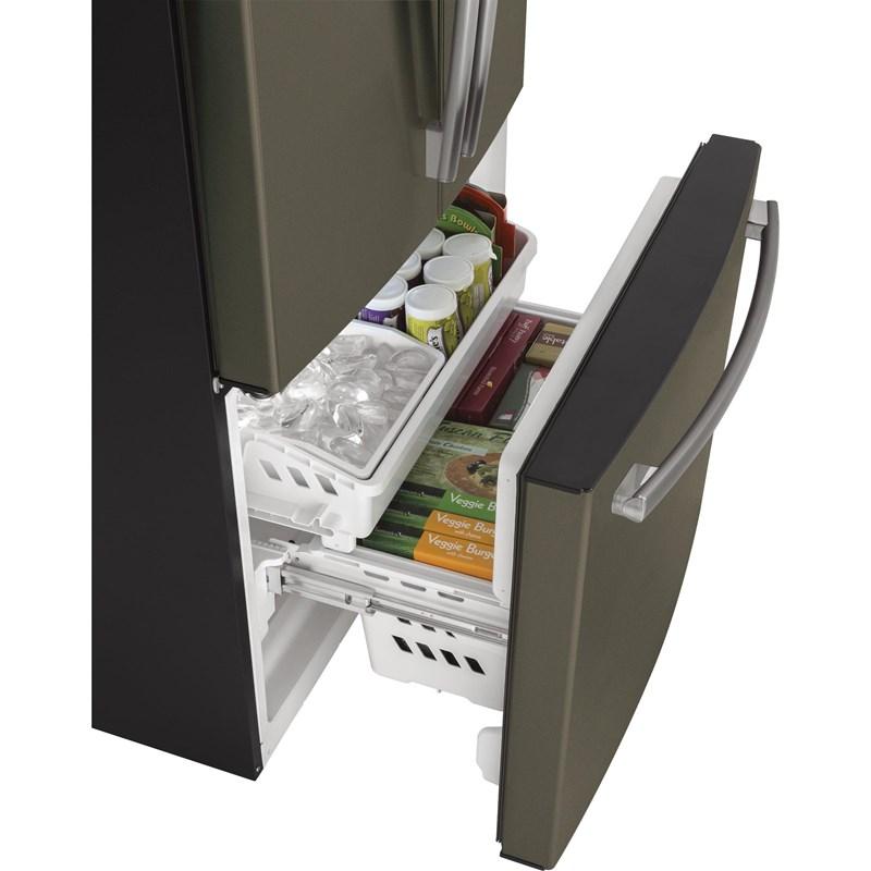 33-inch, 18.6 cu. ft. Counter-Depth French-Door Refrigerator (GWE19JMLES)