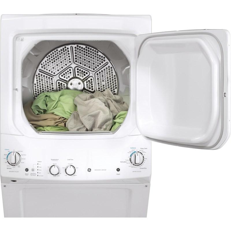 Stacked Washer/Dryer Electric Laundry Center (GUD27ESSMWW)