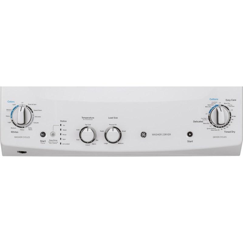 Stacked Washer/Dryer Electric Laundry Center (GUD27ESSMWW)