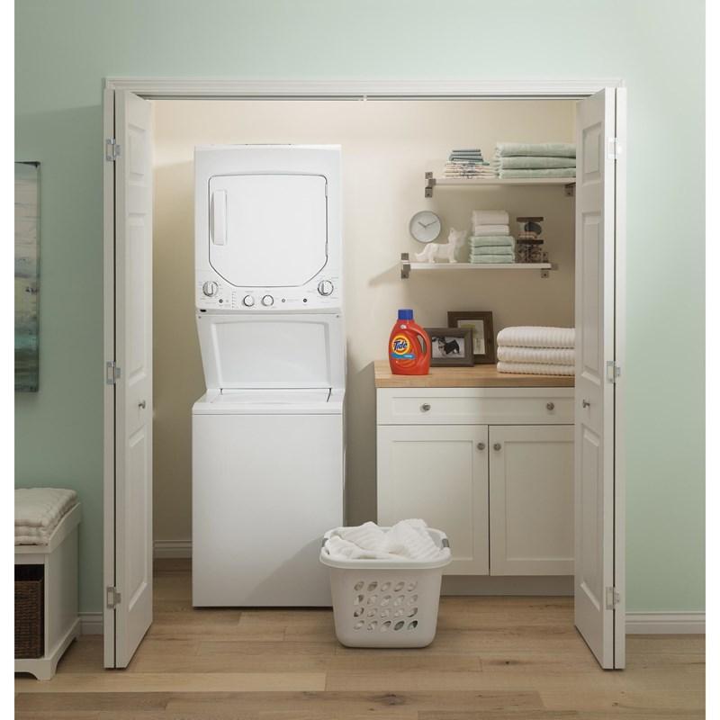 Stacked Washer/Dryer Gas Laundry Center (GUD24GSSMWW)