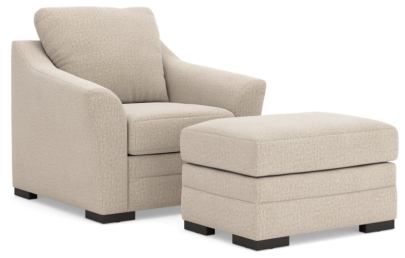 Lango Chair and Ottoman