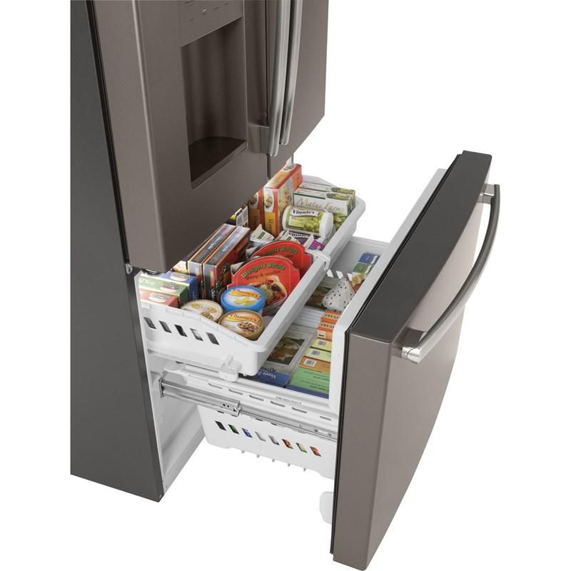 36-inch, 25.6 cu. ft. French 3-Door Refrigerator (GFE26JMMES)