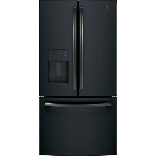 36-inch, 25.6 cu.ft. Freestanding French 3-Door Refrigerator with Multiflow Air System (GFE26JEMDS)