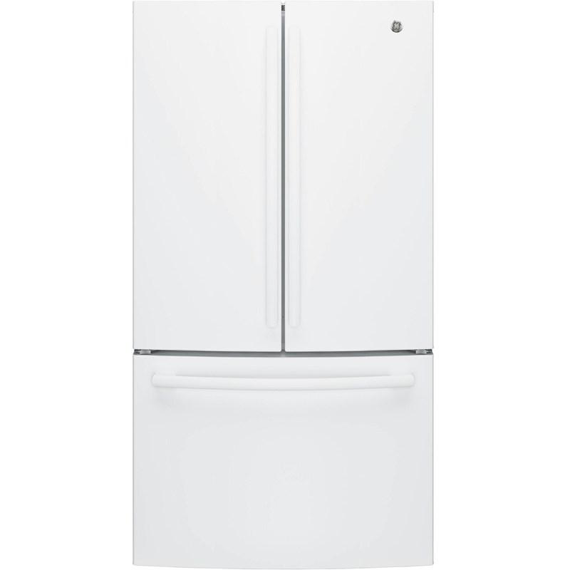 36-inch, 27 cu.ft. Freestanding French 3-Door Refrigerator with Internal Water Dispenser (GNE27JGMWW)