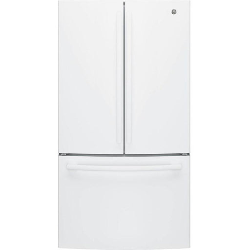 36-inch, 27 cu.ft. Freestanding French 3-Door Refrigerator with Internal Water Dispenser (GNE27JGMWW)