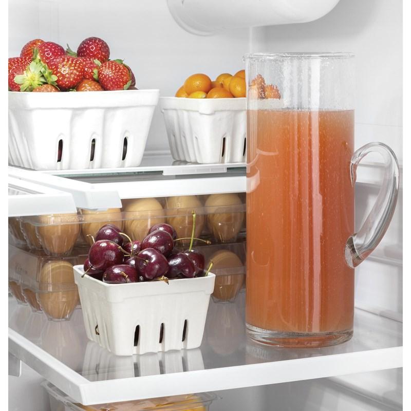 36-inch, 27 cu.ft. Freestanding French 3-Door Refrigerator with Internal Water Dispenser (GNE27JGMWW)
