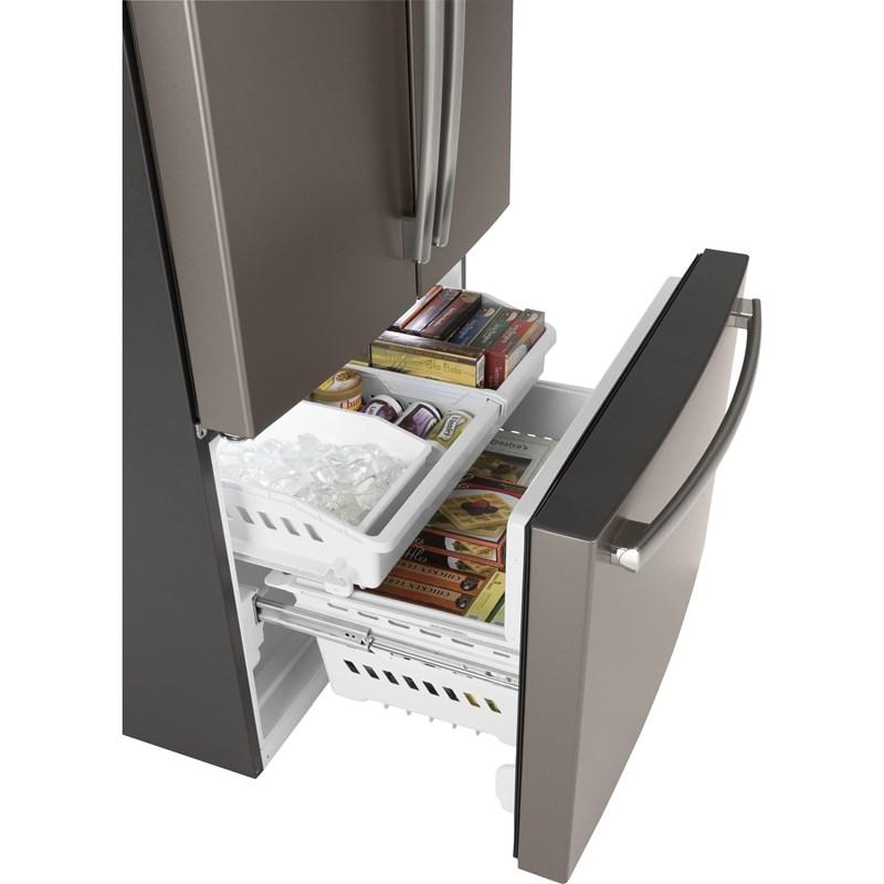 36-inch, 27 cu.ft. Freestanding French 3-Door Refrigerator with Internal Water Dispenser (GNE27JMMES)