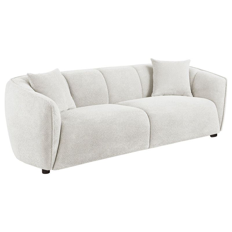 Aleisha 3-piece Chenille Upholstered Sofa Set Mustard Yellow