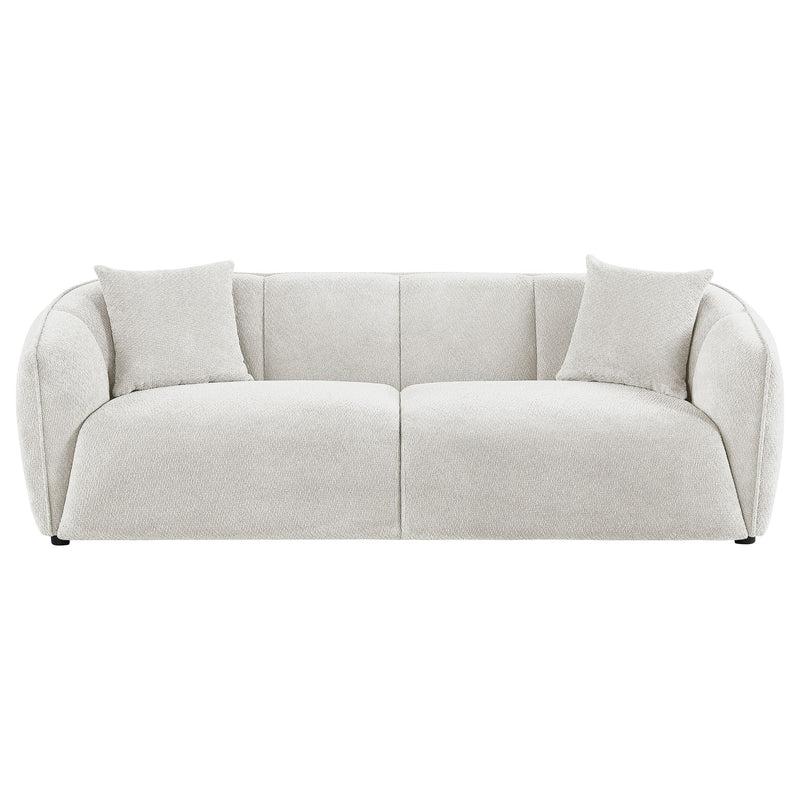Aleisha Chenille Upholstered Sofa Mustard Yellow
