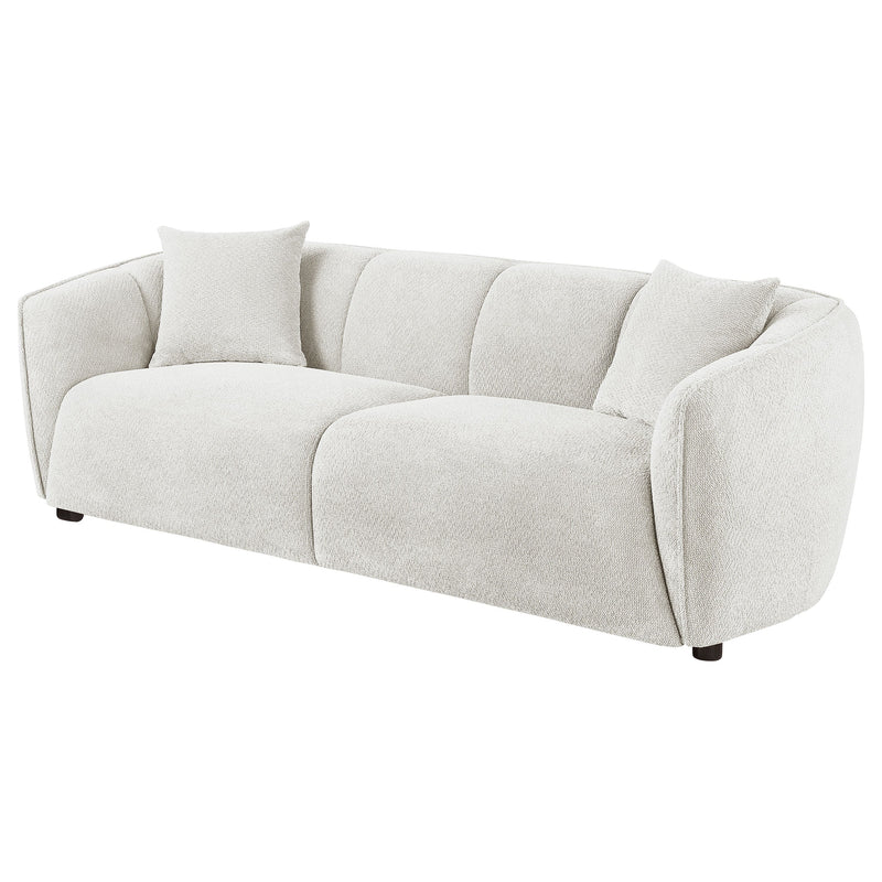 Aleisha Chenille Upholstered Sofa Mustard Yellow