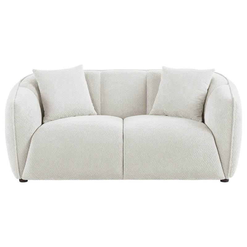 Aleisha Chenille Upholstered Loveseat Mustard Yellow