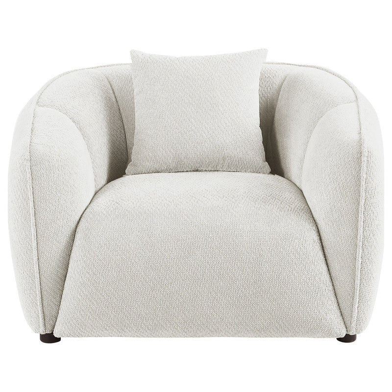 Aleisha Chenille Upholstered Accent Chair Mustard Yellow