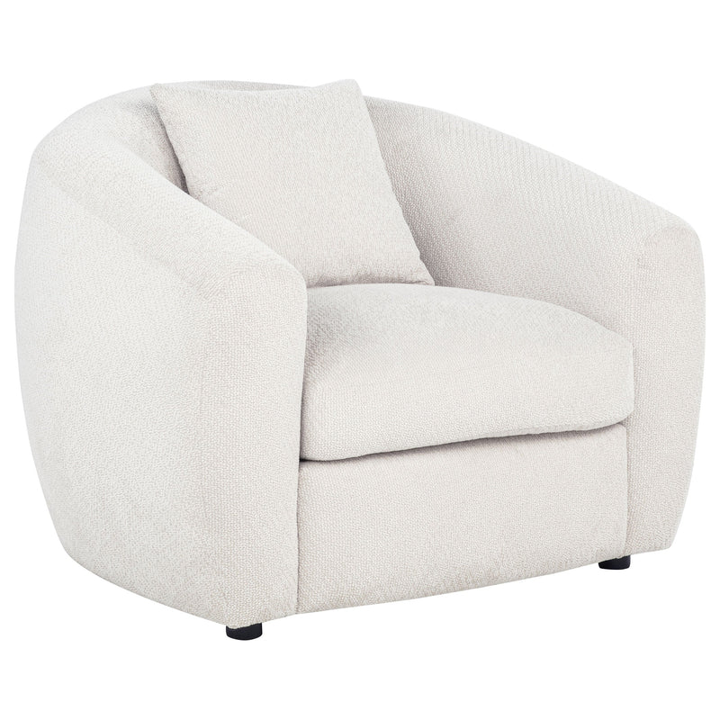 Isabella Fabric Upholstered Accent Chair Sand