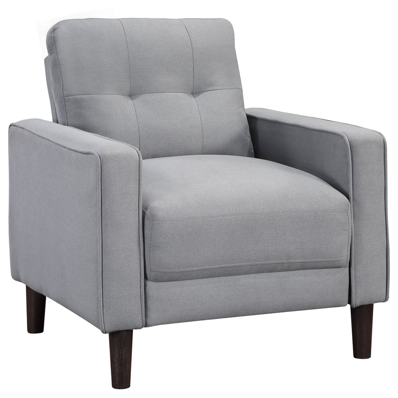 Bowen Upholstered Track Arm Tufted Sofa Set