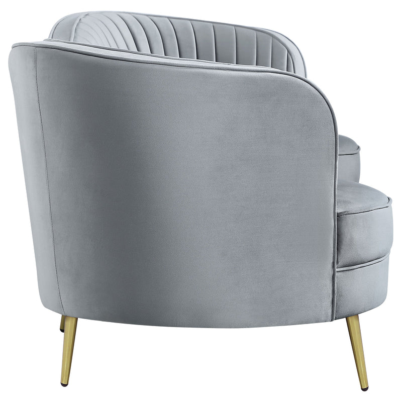 Sophia Upholstered Channel Tufted Sofa