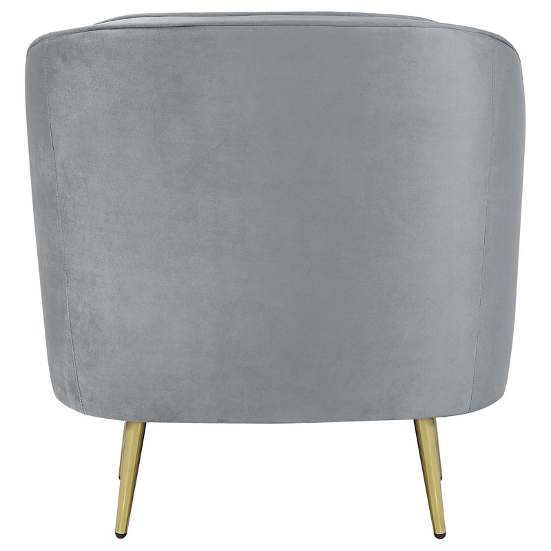 Sophia Upholstered Channel Tufted Accent Chair